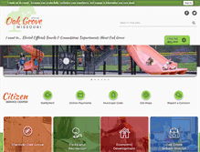 Tablet Screenshot of cityofoakgrove.com